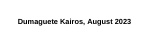 Dumaguete Kairos August 2023